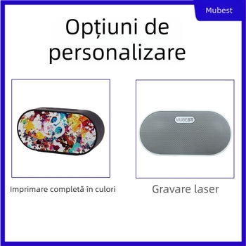 Difuzor Bluetooth transfrontalier nou, conectabil, cu card de memorie U Disc, mini audio portabil, impermeabil, pentru exterior, difuzor Bluetooth