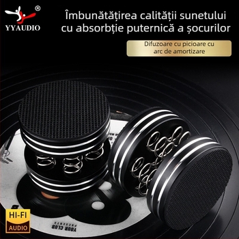 HIFI febră audio amplificator difuzor arc amortizor picior unghie CD mașină bilă aliaj de aluminiu absorbție șocuri picior pad antiderapant pad