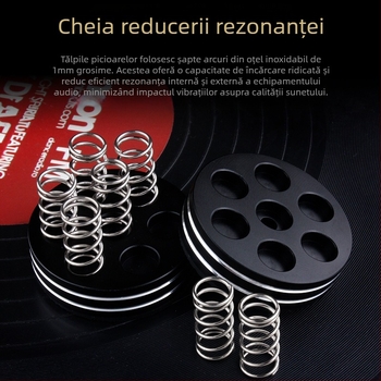 HIFI febră audio amplificator difuzor arc amortizor picior unghie CD mașină bilă aliaj de aluminiu absorbție șocuri picior pad antiderapant pad