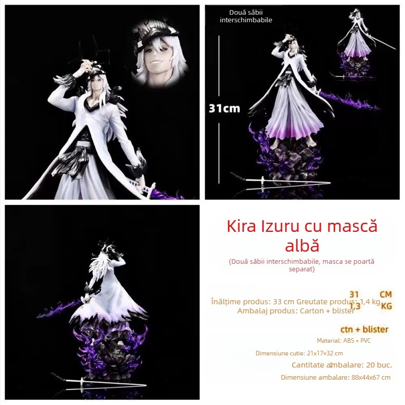 CHENG Death No Moon Prima Gardă Neagră Saki Prima Gardă Statuie A Doua Dimensiune Animație Manuală Model Ornamente En-gros