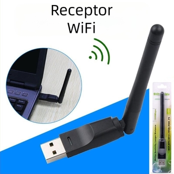 Placă de rețea wireless Rt8188 Mini USB, transmițător wireless Wifi, 2Db, computer, 150m, recepție, placă de rețea mică, 7601
