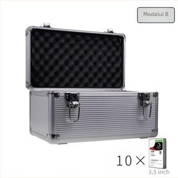 3,5 inch desktop mecanic hard disk cutie de depozitare protectoare cutie Satchel Lock asigurare siguranță hard disk cutie