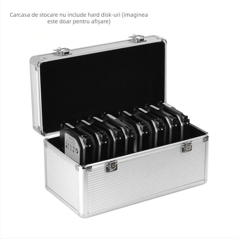 3,5 inch desktop mecanic hard disk cutie de depozitare protectoare cutie Satchel Lock asigurare siguranță hard disk cutie