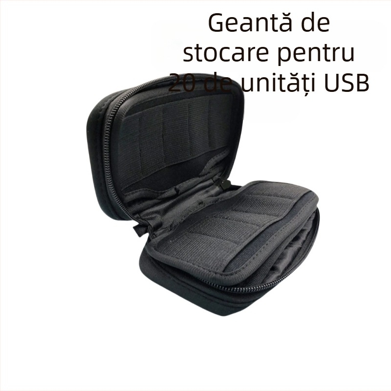 Geantă de depozitare transfrontalieră U disc U shield, geantă de protecție USB de mare capacitate, pentru servicii bancare online, K treasure, geantă de finisare portabilă