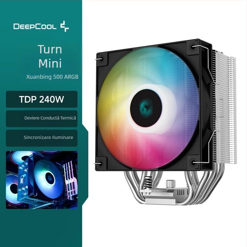 Kyushu Fengshen Xuan Bing 500 V5 CPU radiator computer desktop AM5 ventilator silențios ARGB