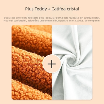 Cuib de pisică cu dovleac de Halloween, transfrontalier, toamnă și iarnă, cald, casă pentru pisici, închis, cuib de pisică și câine, Halloween, animal de companie