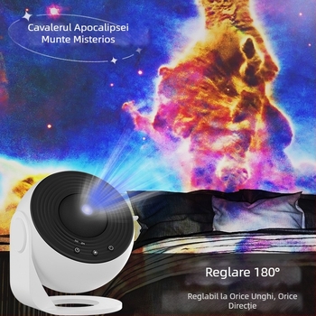 Lampa de proiecție cu focalizare galactică oferă 13 seturi de film Filin de înaltă definiție, lampă de proiecție pentru dormitor, cadouri, lampă de atmosferă înstelată