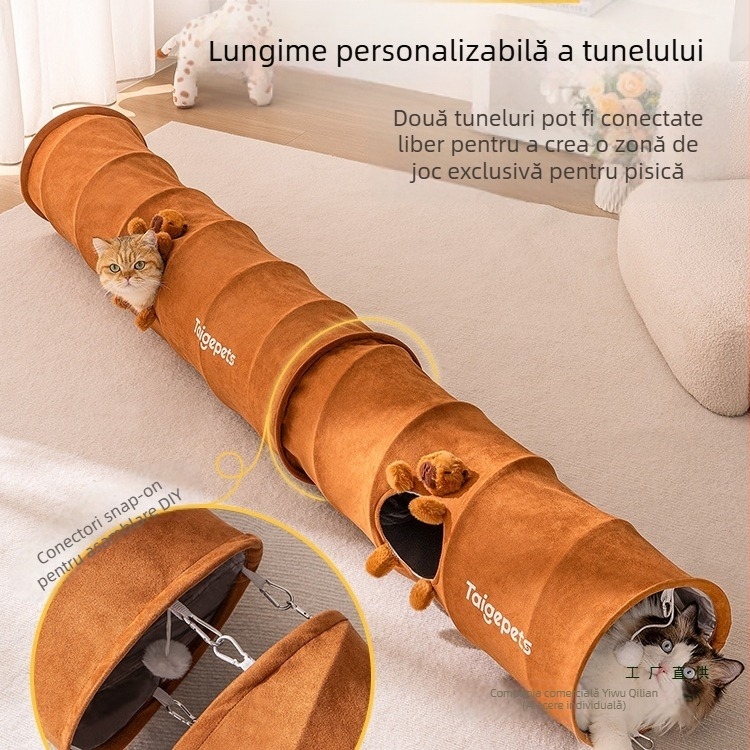 Tunel pentru pisici, cuib pentru pisici, universal pentru toate anotimpurile, adăpost pentru tunel pentru pisici, cuib de dormit de vară pentru pisici tinere, animale de companie și animale de grădinărit