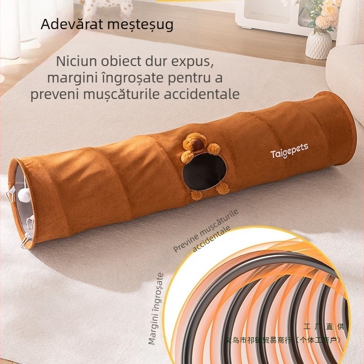 Tunel pentru pisici, cuib pentru pisici, universal pentru toate anotimpurile, adăpost pentru tunel pentru pisici, cuib de dormit de vară pentru pisici tinere, animale de companie și animale de grădinărit