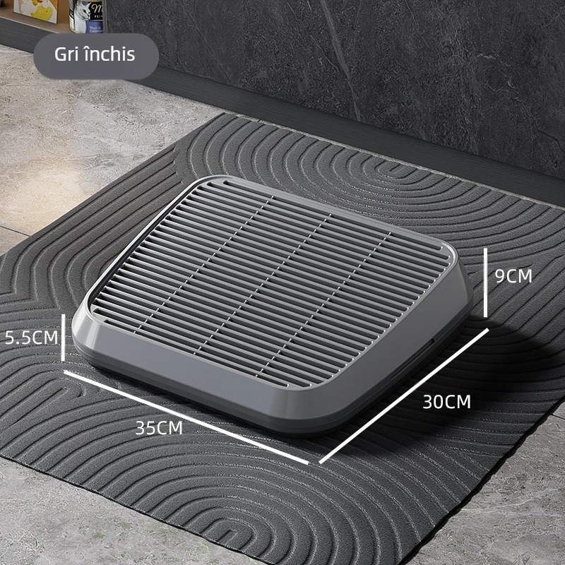 Pisică litiera Pad dublu strat filtru pisică litiera bazin universal nisip scurgeri masă anti-stropire anti-scoatere control pad pisică animale de companie provizii