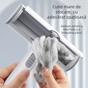 Îndepărtare transfrontalieră a părului de animale de companie, Rolă răzuitoare pentru păr de pisică și câine, Adeziv static specific pentru animale de companie