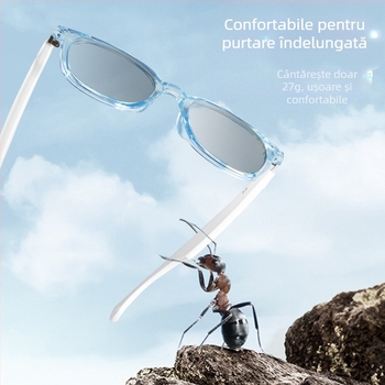 Ochelari de soare Bluetooth inteligenți transfrontalieri, ochelari de soare polarizați, anti-UV, anti-lumină albastră, pentru ascultarea muzicii și apelarea, lentile transparente GS-07