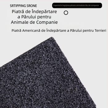 Pet Grooming Terrier cosmetice lumină piatră Bluestone șlefuire piatră tragerea pietrei Terrier spate îndepărtarea părului fund catifea