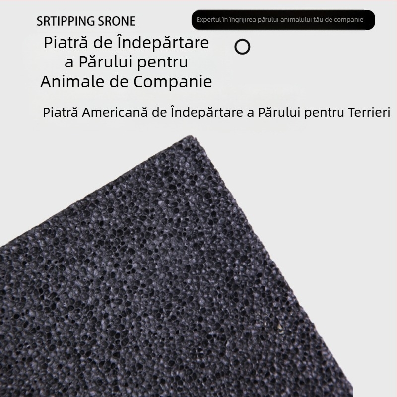 Pet Grooming Terrier cosmetice lumină piatră Bluestone șlefuire piatră tragerea pietrei Terrier spate îndepărtarea părului fund catifea