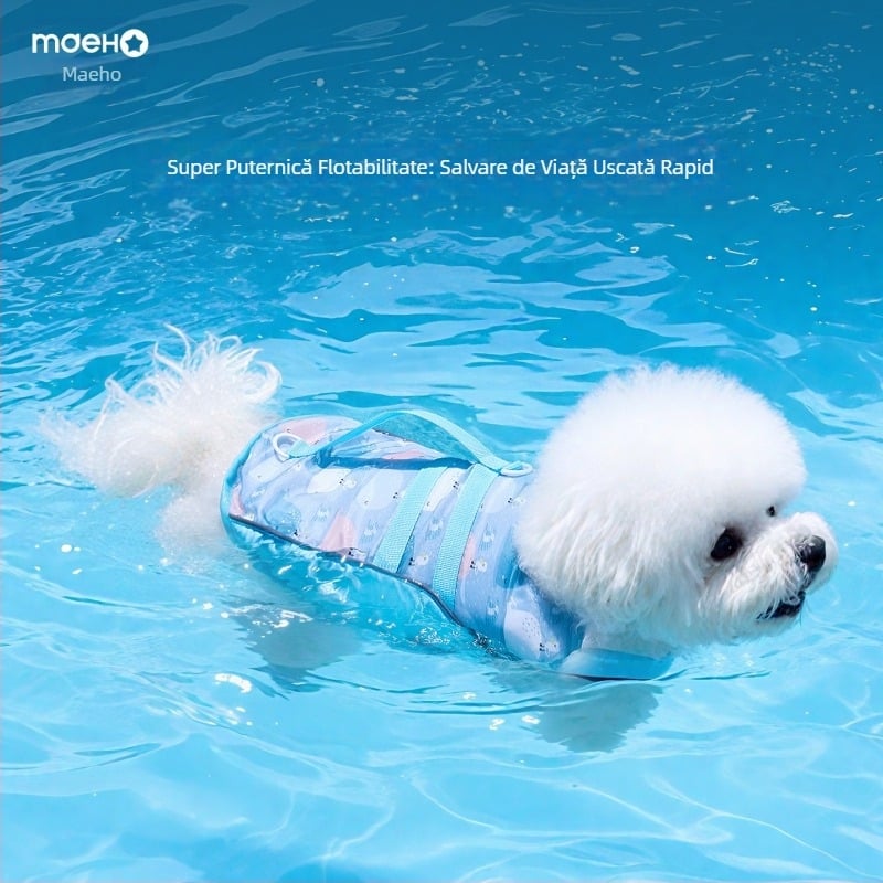 Vestă de salvare pentru câini, costum de baie, vară, haine de joacă pentru câini de talie mică și mijlocie, Teddy, haine de apă pentru căței, en-gros transfrontalier