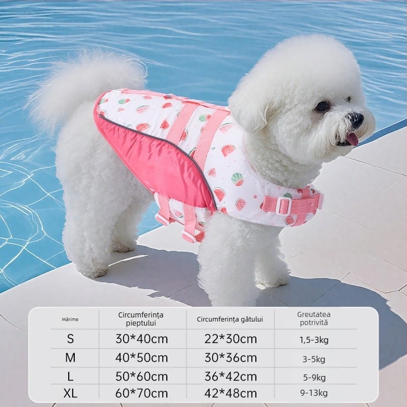 Vestă de salvare pentru câini, costum de baie, vară, haine de joacă pentru câini de talie mică și mijlocie, Teddy, haine de apă pentru căței, en-gros transfrontalier