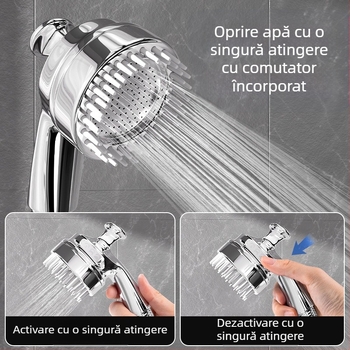 Cap de duș pentru animale de companie, cap de duș pentru pisici și câini, gadget pentru masaj, frecare, cap presurizat, cu bule