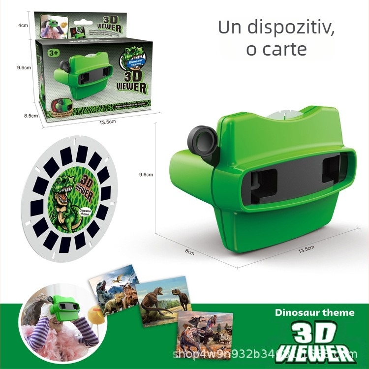 Furnizare transfrontalieră de unicorn mic teatru mașină de vizionare 3D monstru știință populară vizionare stereoscopică știință 3D cadouri pentru copii