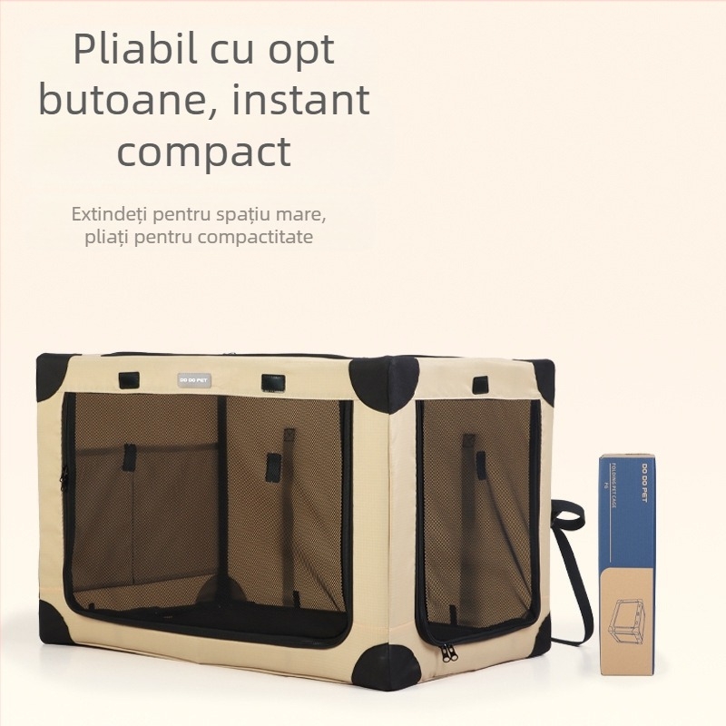 Cușcă pentru câini transfrontalieră, cușcă spate, mașină pentru câini mari, cușcă pliabilă pentru pisici