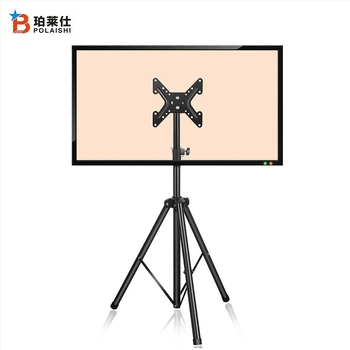 Suport TV neutru de 32-55 inch, suport de podea, pliabil, suport trepied pentru monitor, suport vertical pentru TV