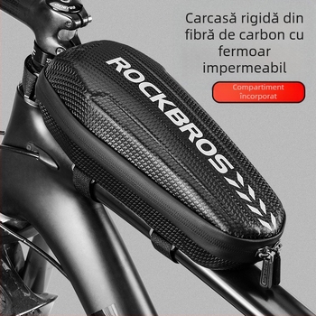 Geantă de bicicletă ROCKBROS, geantă cu bară frontală, geantă suspendată frontală, geantă cu tub rigid pentru bicicletă de munte, echipament de echitație, outlet din fabrică