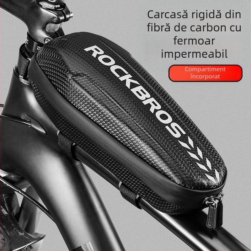 Geantă de bicicletă ROCKBROS, geantă cu bară frontală, geantă suspendată frontală, geantă cu tub rigid pentru bicicletă de munte, echipament de echitație, outlet din fabrică