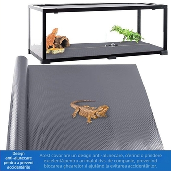 Covoraș reptile rezistent la mucegai Eva, covoraș cu fund pentru cutie de reproducere șarpe Gecko, covoraș anti-murdar pentru recipient de sticlă, antiderapant, impermeabil și ușor de întreținut