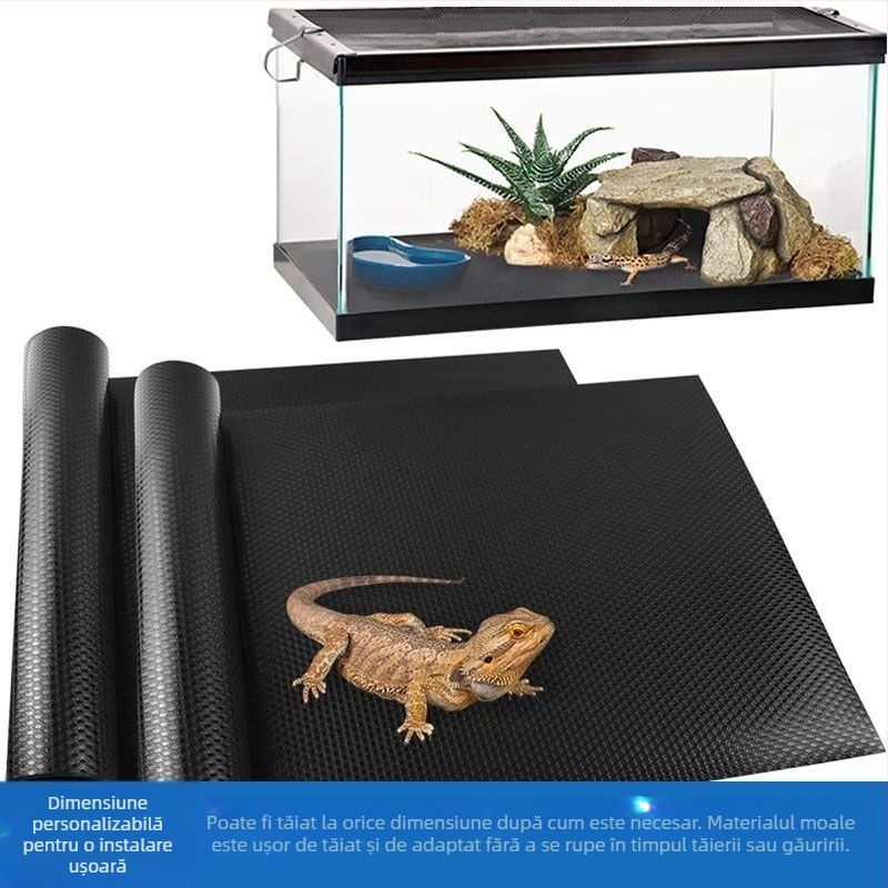 Covoraș reptile rezistent la mucegai Eva, covoraș cu fund pentru cutie de reproducere șarpe Gecko, covoraș anti-murdar pentru recipient de sticlă, antiderapant, impermeabil și ușor de întreținut