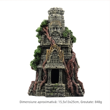 Reptile cutie acvariu ornamente decorative ornamentale pește rezervor amenajare a teritoriului rășină meșteșuguri simulate Bodhisattva Buddha Avatar Temple