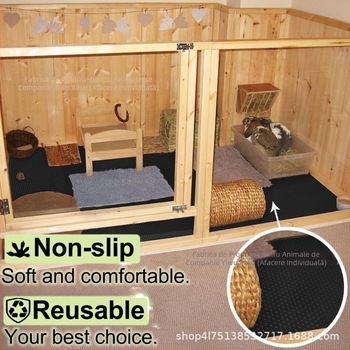 Cobai lavabil, cobai, covoraș pentru iepure, hamster, nisip, cușcă căptușită, impermeabil, covoraș reutilizabil impermeabil