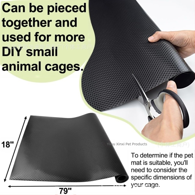 Cobai lavabil, cobai, covoraș pentru iepure, hamster, nisip, cușcă căptușită, impermeabil, covoraș reutilizabil impermeabil