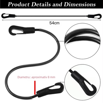 Pătură pentru cal cu curea elastică reglabilă pentru coadă, cu clemă dublă pentru cap, curea elastică pentru picior, curea elastică de înlocuire pentru picior, pătură pentru cal