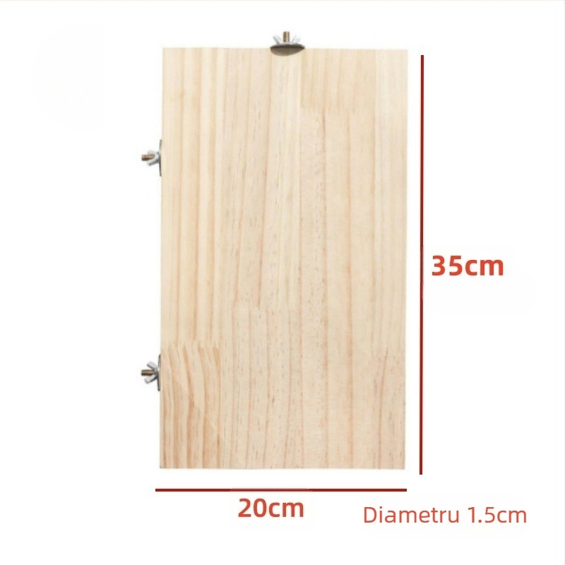 Papagal hamster etichetare placă de picioare din lemn masiv iepure Totoro trambulină piele de tigru Xuanfeng suport accesorii colivie pentru păsări