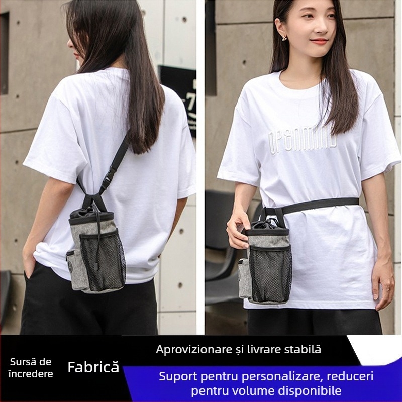 Geantă pentru gustări de animale de companie, geantă de dresaj pentru câini, geantă pentru hrană pentru câini, geantă de talie pentru dresaj profesional, accesorii portabile pentru exterior pentru ieșiri, certificare alimentară