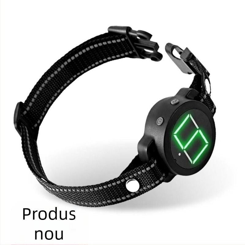 Produs nou transfrontalier Dispozitiv anti-lătrat pentru animale de companie Dispozitiv de dresaj pentru câini Guler anti-lătrat Automat Anti-lătrat pentru câini cu telecomandă Șoc electric Vibrații Sunet