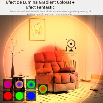 Produse noi transfrontaliere, control inteligent, atmosferă cu gradient colorat, lumină de noapte, lampă cu inducție pentru corpul uman, rezistență lungă