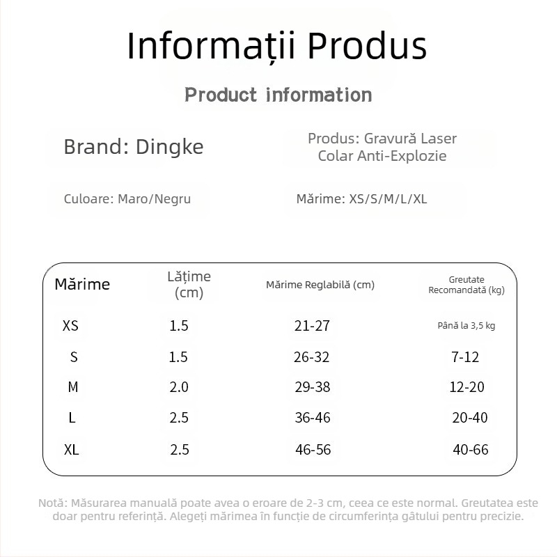 Zgardă de câine transfrontalieră, bumbac spațial, poate fi gravată, etichetă de câine retro anti-pierdere, zgardă de câine mare, mediu și mic, zgardă de câine
