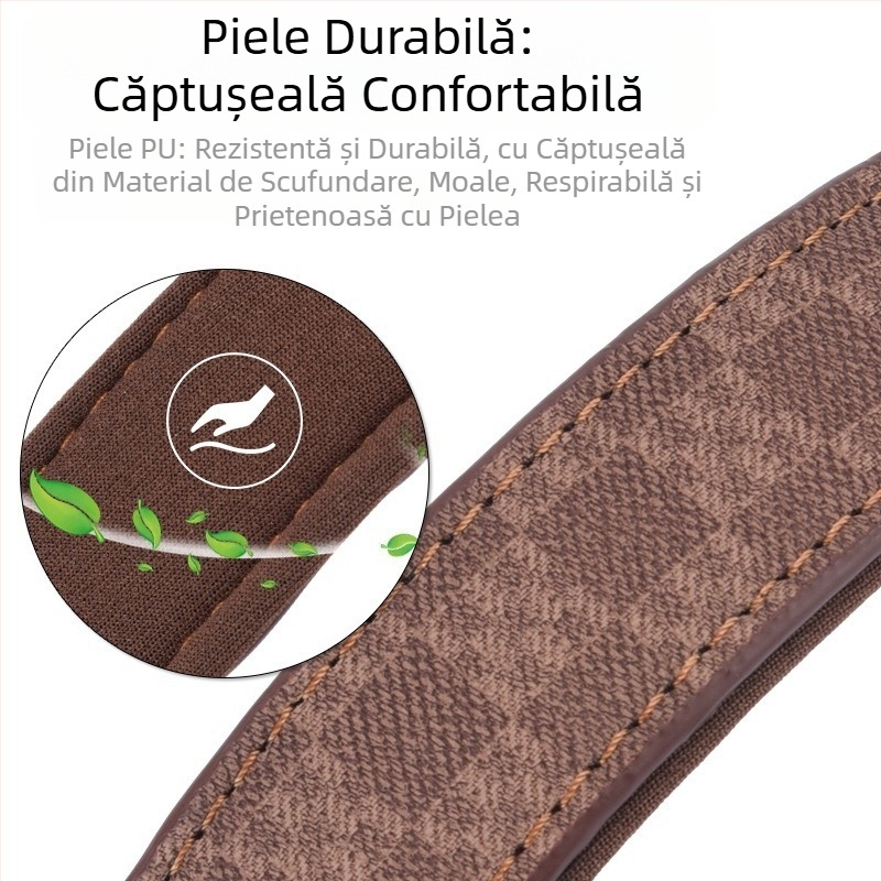 Zgardă de câine transfrontalieră, bumbac spațial, poate fi gravată, etichetă de câine retro anti-pierdere, zgardă de câine mare, mediu și mic, zgardă de câine