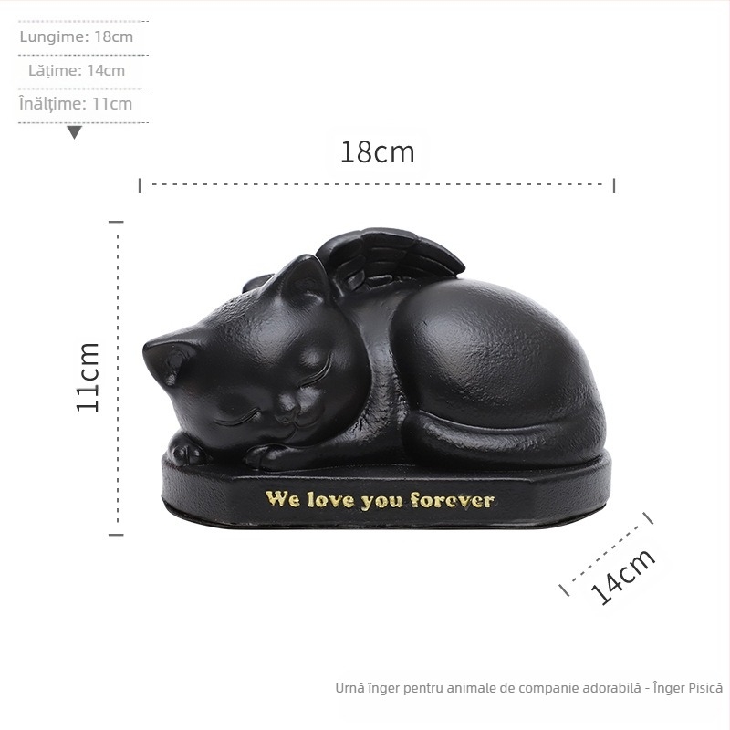 Stoc transfrontalier, articole funerare creative pentru animale de companie, rășină europeană, cutie memorială, sicriu cinerar pentru câini și pisici