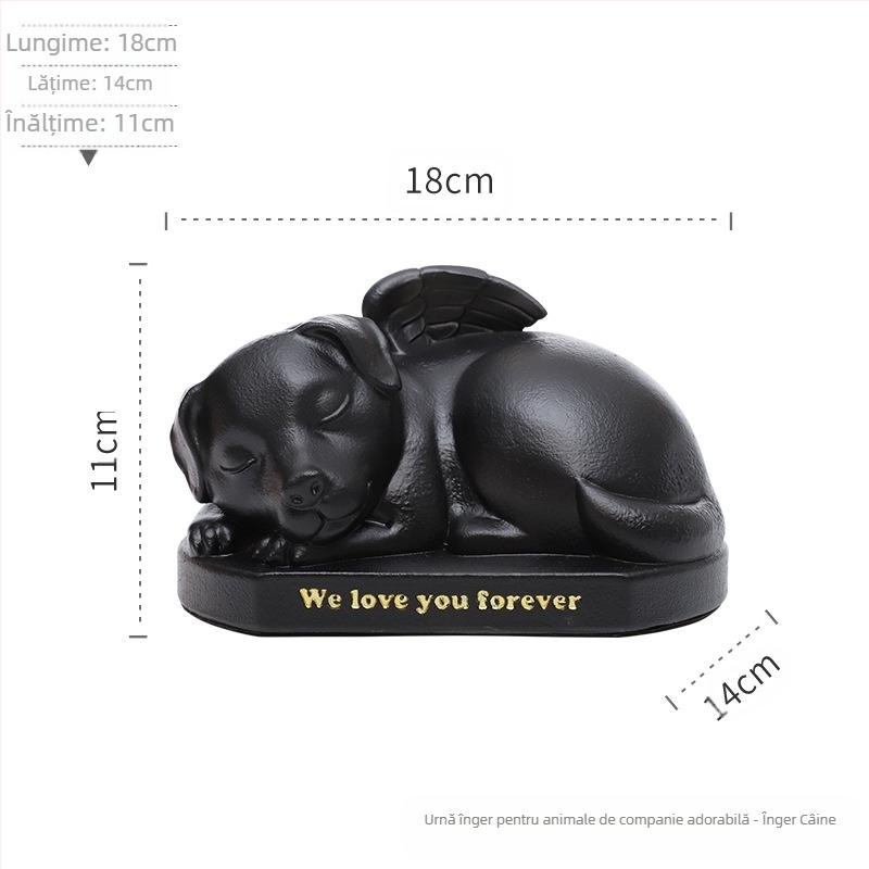 Stoc transfrontalier, articole funerare creative pentru animale de companie, rășină europeană, cutie memorială, sicriu cinerar pentru câini și pisici