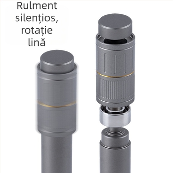 Stilou cu ax rotativ HPO, stilou cu gel rotativ cu decompresie din aliaj de aluminiu, stilou rotativ de înaltă calitate din metal, stilou cu semnătură cu decompresie și senzație puternică de mână