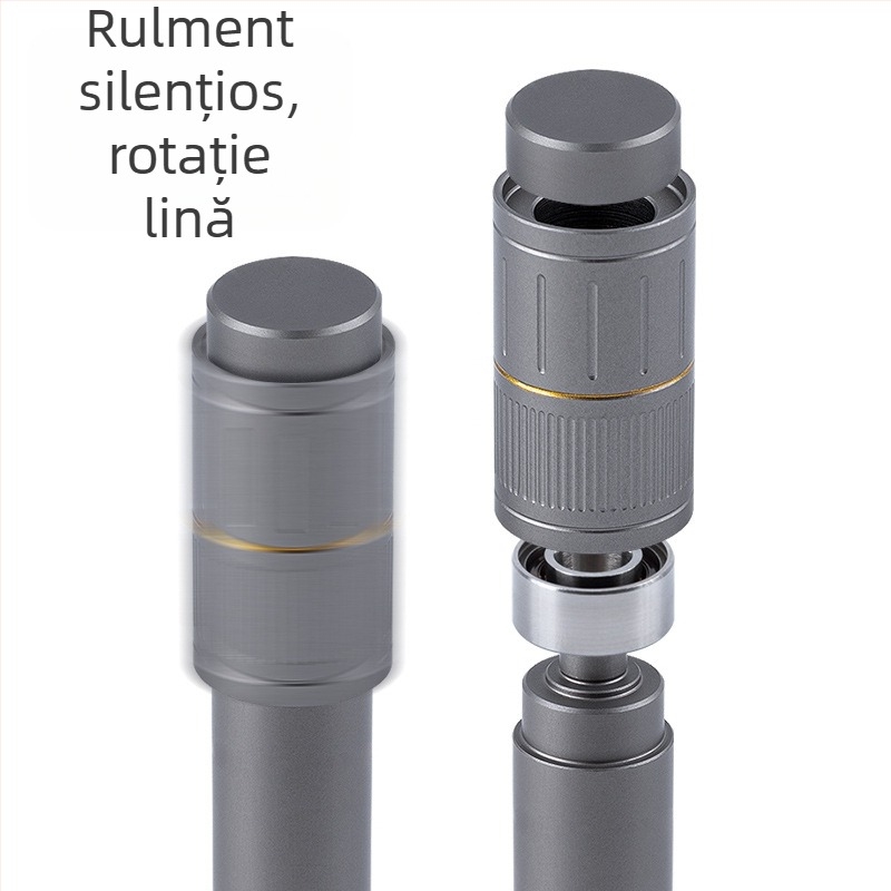 Stilou cu ax rotativ HPO, stilou cu gel rotativ cu decompresie din aliaj de aluminiu, stilou rotativ de înaltă calitate din metal, stilou cu semnătură cu decompresie și senzație puternică de mână