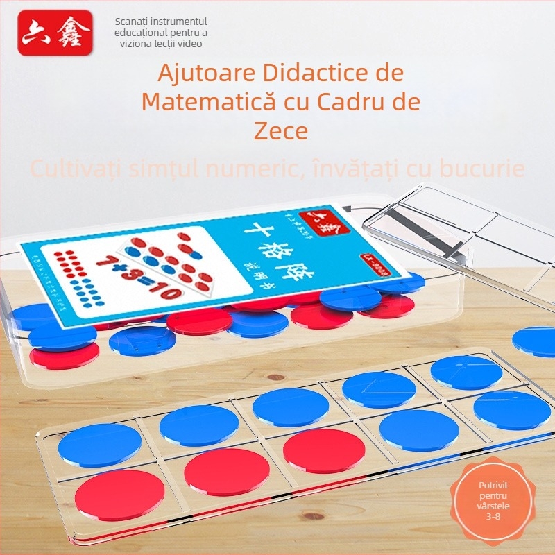 Zece grilaje matematică școlară elementară în termen de 40 adunare și scădere materiale didactice pentru copii simțul numerelor iluminare adunare și scădere cunoștințe discuri de numărare