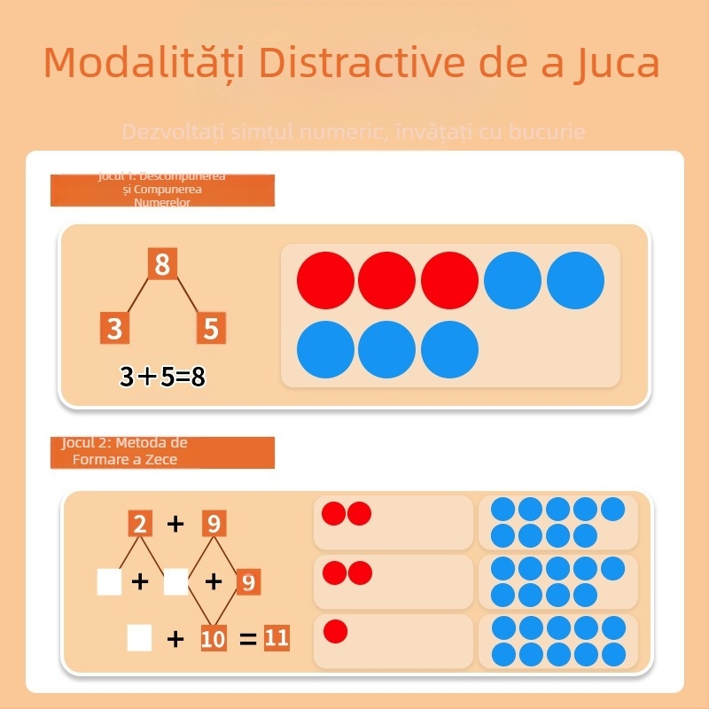 Zece grilaje matematică școlară elementară în termen de 40 adunare și scădere materiale didactice pentru copii simțul numerelor iluminare adunare și scădere cunoștințe discuri de numărare