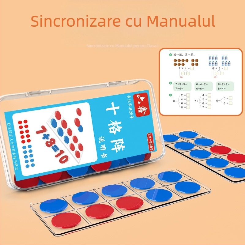 Zece grilaje matematică școlară elementară în termen de 40 adunare și scădere materiale didactice pentru copii simțul numerelor iluminare adunare și scădere cunoștințe discuri de numărare
