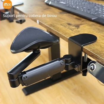 Suport pentru braț computer MXTARK, suport pentru braț de birou, suport pentru braț de masă, suport pentru cot, suport pentru braț pentru mouse, rotație