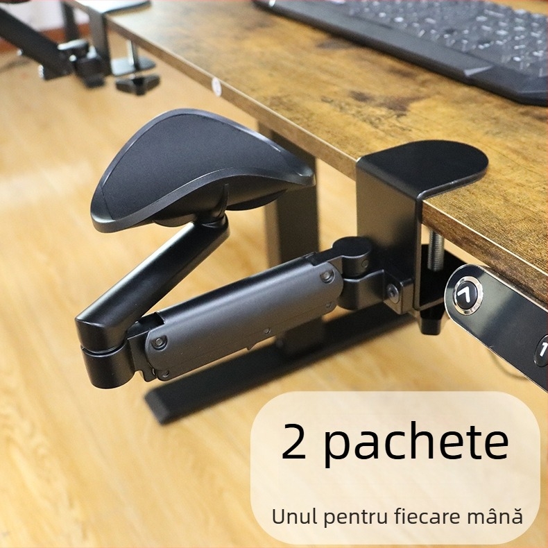 Suport pentru braț computer MXTARK, suport pentru braț de birou, suport pentru braț de masă, suport pentru cot, suport pentru braț pentru mouse, rotație