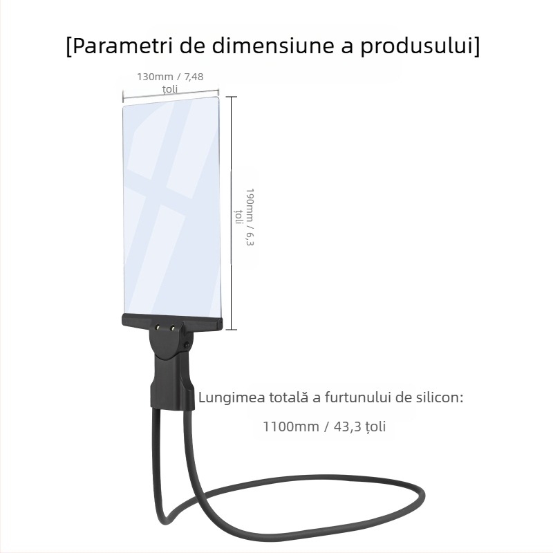 Lupă specială pentru vârstnici pentru citit, lumină albastră de înaltă definiție ultra-înaltă cu lumină, lupă multifuncțională portabilă pentru birou, cu gât suspendat