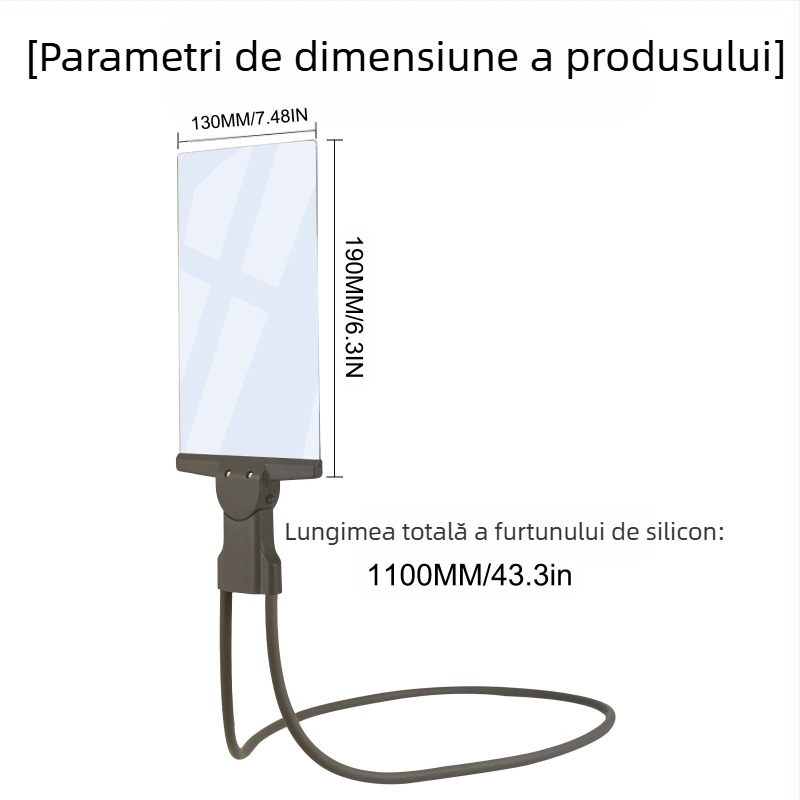 Lupă specială pentru vârstnici pentru citit, lumină albastră de înaltă definiție ultra-înaltă cu lumină, lupă multifuncțională portabilă pentru birou, cu gât suspendat