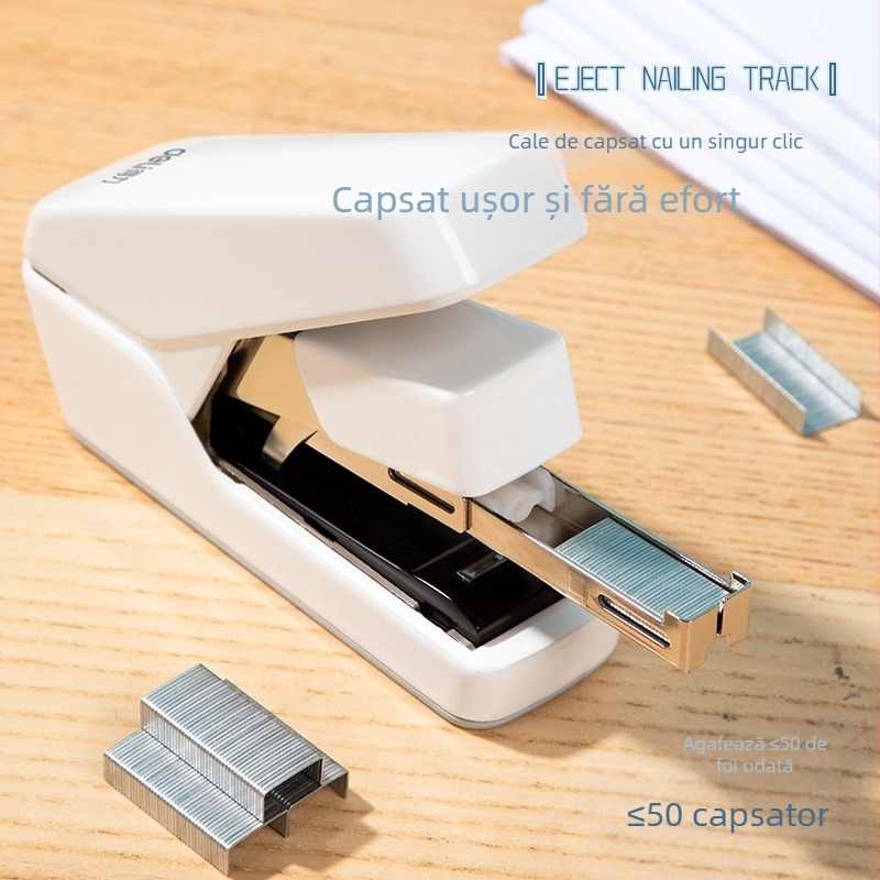 Capsator de economisire a forței de muncă, rechizite de birou, capsator mare îngroșat, capsator universal multifuncțional de dimensiuni mici pentru studenți